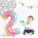 数字バルーンで思い出に残る誕生日