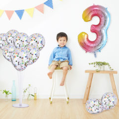 バルーンを使った誕生日パーティー