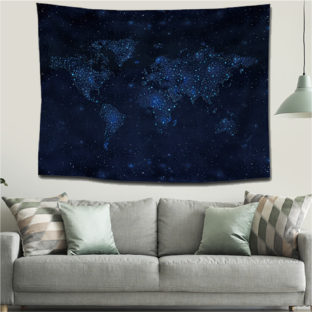 タペストリーでいろいろな場所の雰囲気を楽しむ