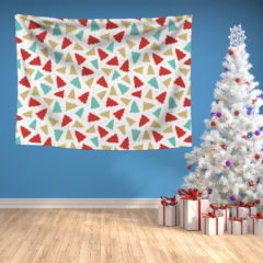 クリスマスタペストリーの意外な使いかた