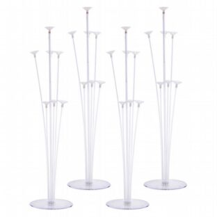 [クリア／4セット] バルーンスタンド バルーンスティック イベント 飾り