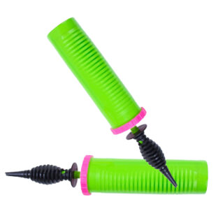 倍速ハンドポンプ (グリーン) 風船用空気入れ バルーンポンプ