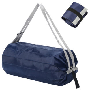 スパっとたためる買い物バッグ (ネイビー)